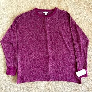 “Time and Tru” super soft Rib Crew Top